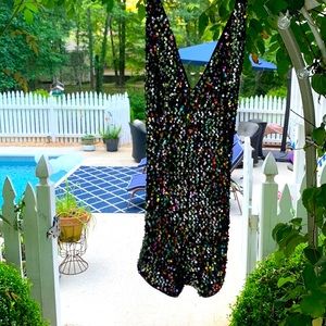 Forever 21 black sequins romper!!!